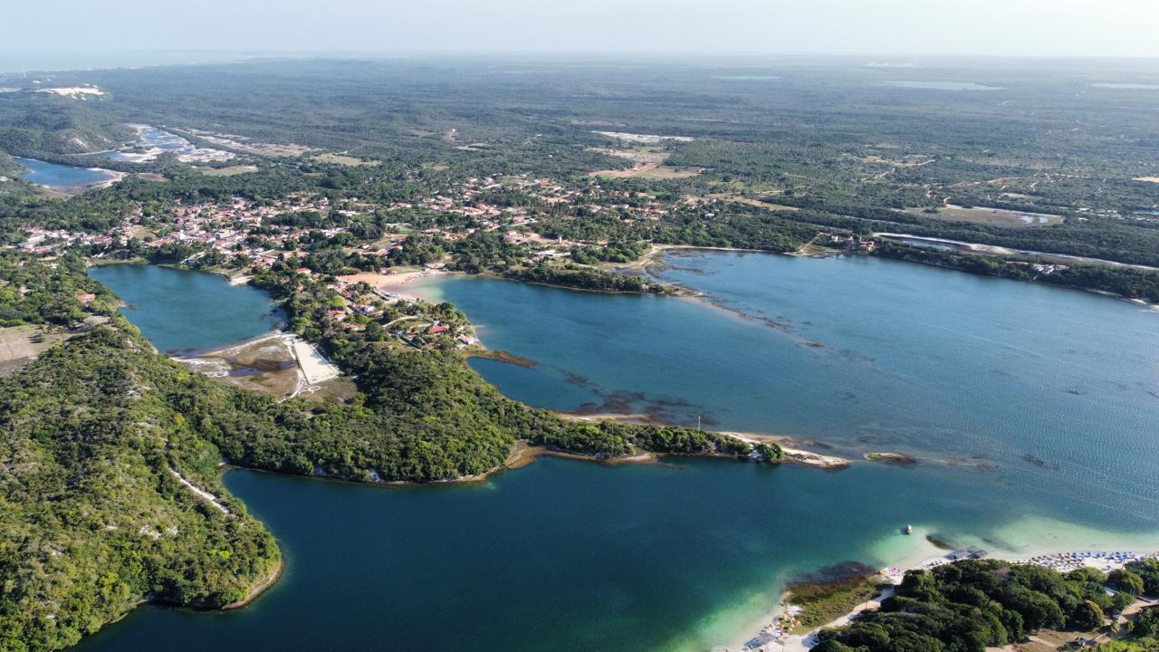 Vista aérea das dunas